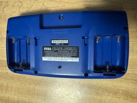 Blue SEGA Game Gear (Main Board Recapped), Case, And 8 Games.