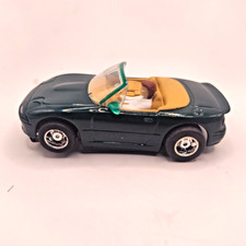 TYCO Slot Car Mazda Miata HP7 Convertible Tested Runs Green AFX Near Mint
