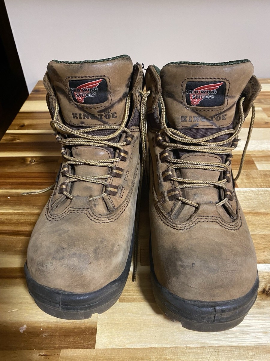 Red Wing Shoes King Toe 2340 Waterproof Work Boots ASTM F2413-11 EH Women’s 7 B Women main image 2