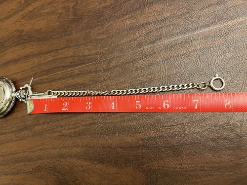 Colibri Quartz Silver Tone Pocket Watch #1 Dad Father’s Day Gift, Needs Battery! - Picture 9 of 12