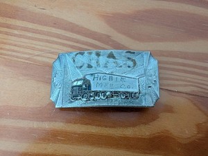 Higbie Mfg. Co. Trucking Buckle from Unknown - 1970s Apparel / Accessories (Pewt