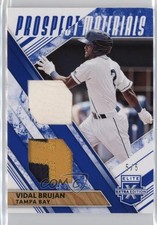 2019 Elite Extra Edition Dual Prospect Materials Blue 5/5 Vidal Brujan v7j