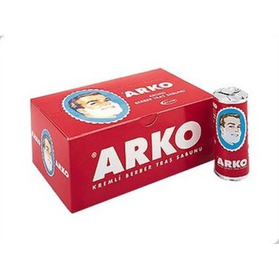 Arko Rasierseife Stick   Vorteilspack 12 x 75 g (900 g) für Barbershops