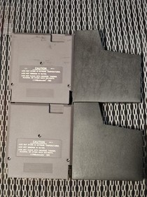 Contra + Bayou Billy Nintendo NES 1988 KONAMI 2 Game Lot Tested + Sleeves