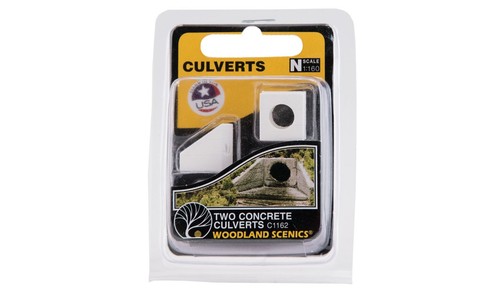 Woodland 1162 N Scale Concrete Culvert 2pcs - New | Zustand: New
