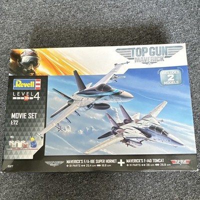 Revell 05677 F-14D und F/A-18E Top Gun Maverick  Level 4   1:72