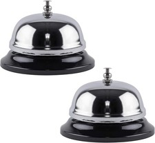 Call Bell 2-Pack - Classic Service Bell for Desk, Counter, or Reception 3.35,...