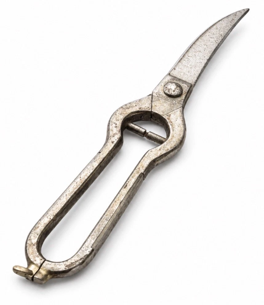 Vintage Universal Kitchen Shears 9.5” Mother of Pearl Handles Locking