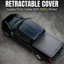New 5.5ft Retractable Truck Bed Tonneau Cover For 2022-2026 Toyota Tundra
