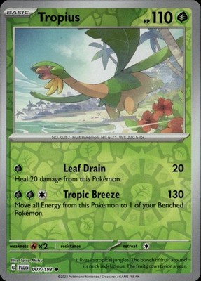 Tropius - Common PAL SV02: Paldea Evolved 007/193 LP