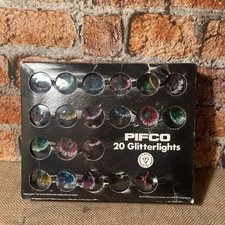 Vintage Pifco Boxed 20 Glitterlights Christmas lights