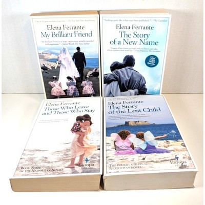 Complete Set NEAPOLITAN NOVELS Books Series by Elena Ferrante vol.1-4 PB