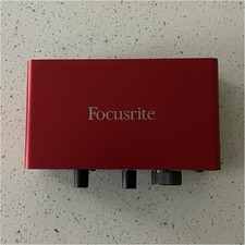 Focusrite Scarlett Solo USB Audio Interface, Phantom Power, USB-C, 24/192