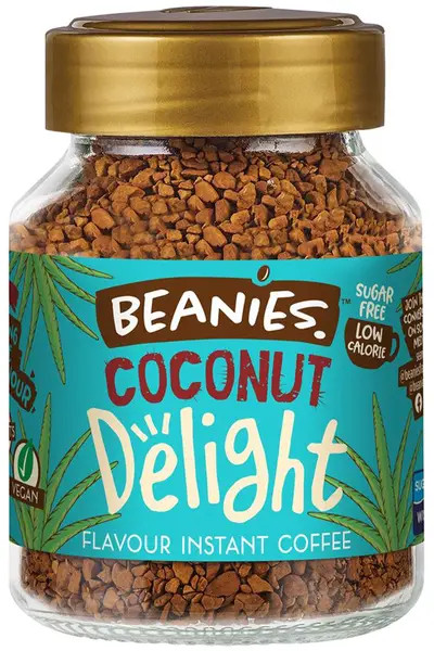 Beanies Coffee Coconut Delight Flavour Instant Coffee - 50G - Image 2