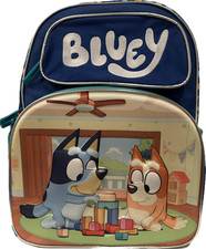 Large Backpack - Bluey - PlayDay w/Bingo 3D Pop-Up 16" Bag NEW