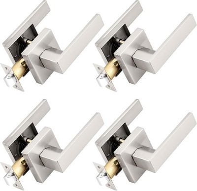 Keyless Door Lever Probrico 4 Pack Brushed Nickel