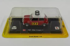 1/43 Mini Cooper S 1967 Red White Diecast Model #177 Used