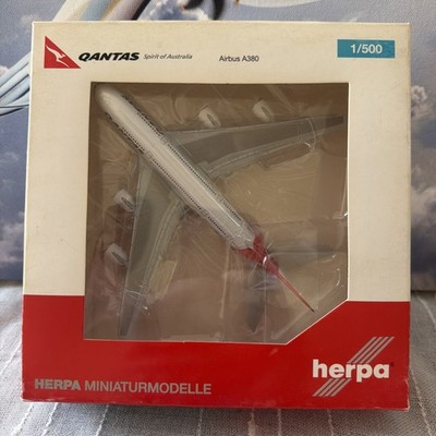 Herpa Wings Qantas (VH-OQH) Airbus A380 (NG) ''VERY RARE'' 1/500