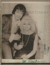1970 Press Photo Hollywood Diana Dors Buxom England Marilyn Monroe- RSA75329