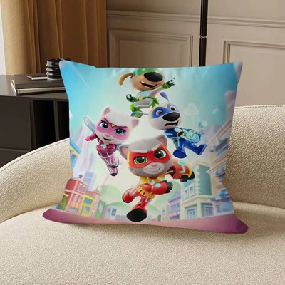 Talking Tom Friends Kissenbezug Cartoon Sofa Heimdekoration Dekorativ
