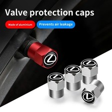 Car Wheel Tire Valve Hexagon Caps Metal Stem Cover For Lexus Ux250h Rx450h Ct200