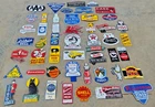Lot of 50 Porcelain Enamel Signs – Mixed Designs, Vintage Style, single sided