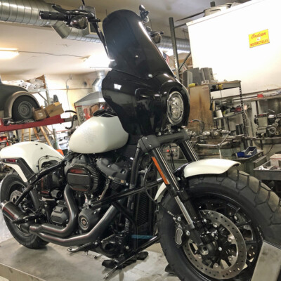 Dyna Street Bob With Windshield Front Fairing Windshield