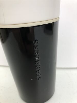 Starbucks 2013 Ceramic Coffee Travel Mug Black Stainless Steel 12oz | eBay