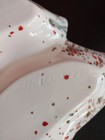 VTG Art Pottery Speckle Christmas Tree Divided Section Signed MIA Serving Dish  — photo 10