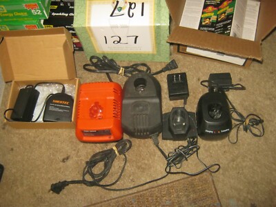 5 BATTERY CHARGE'S CRAFTSMAN, SEAR, BLACK DECKER