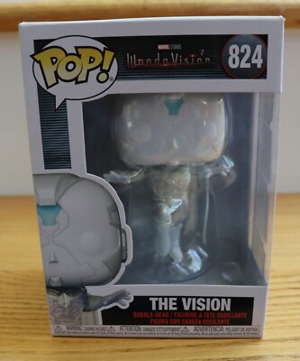 FUNKO POP! MARVEL STUDIOS WANDA VISION ''THE VISION'' FIGURE = 824 = MINT IN BOX =
