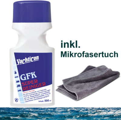 Yachticon, GFK Superreiniger 500ml für Boote, Wohnmobile, Camper, Kunststoff