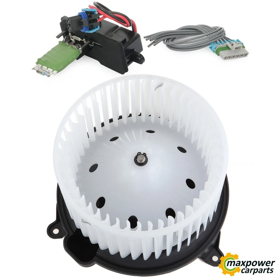 Front HVAC Blower Motor With Wiring Harness Kit For 96-12 Chevrolet Express 1500 Foto 3 de 4