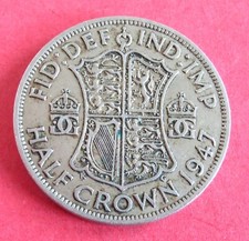 1947 GEORGE VI HALF CROWN