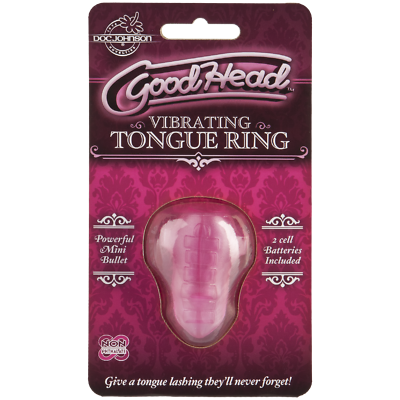 GoodHead Vibrating Tongue Ring One-Size-Fits-All Slip-On Oral Sex Toy for  Couple | eBay