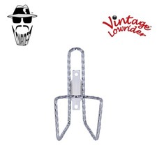 NEW! Lowrider Square Twisted Bicycle Bottle Holder Trike Chopper Bike Chrome.