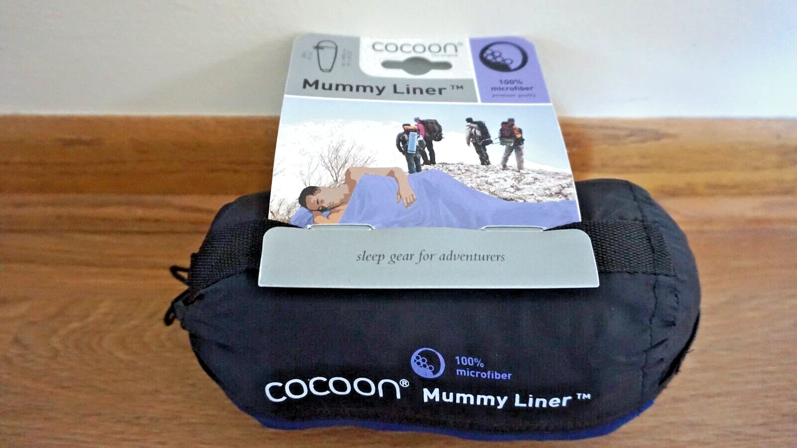 COCOON MUMMY SLEPPING BAG LINER 100% MICROFIBER NEW