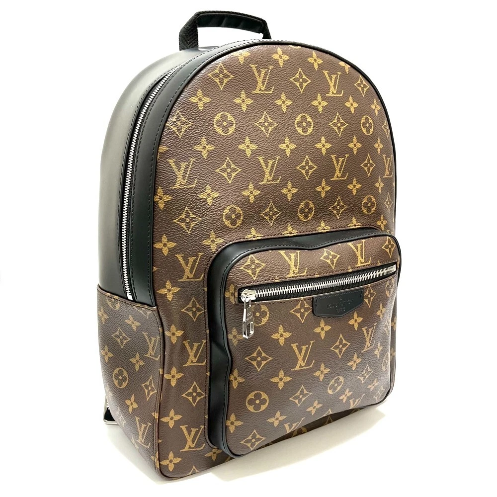 LOUIS VUITTON Backpack Josh M41530 Monogram Macassar Brown Canvas and  Leather