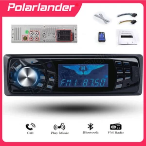 Célibataire 1 Din 12V Radio de voiture dans la caisse Bluetooth FM Aux Input Car Stéréo MP3 Joueur
