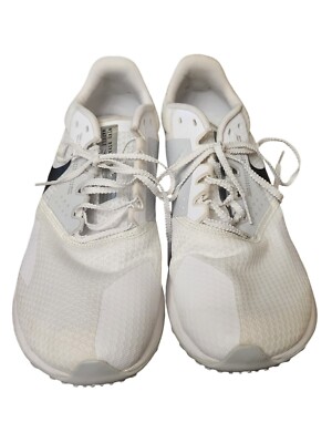 Nike Rival Waffle 6 Track Shoes White Black DX7998-100 Size  display picture 3