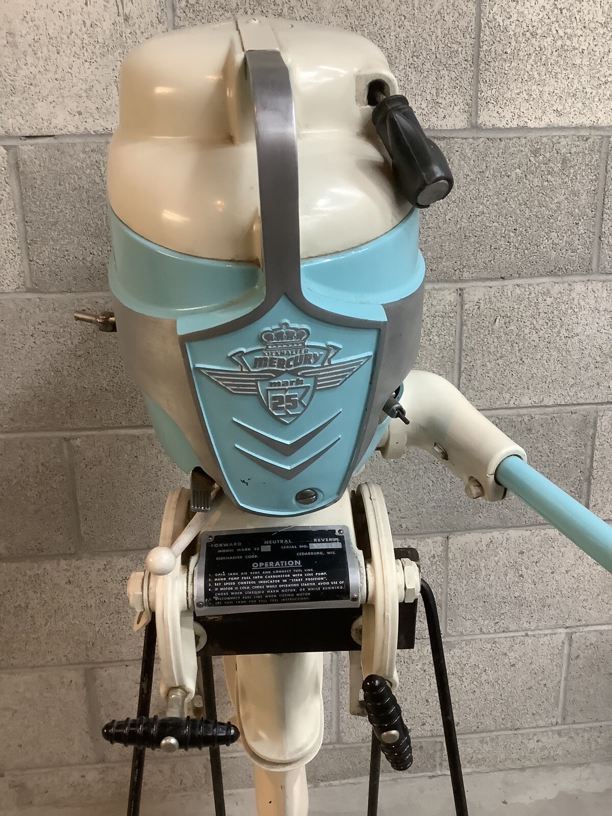 Mercury Mark 25 Vintage Outboard Motor eBay
