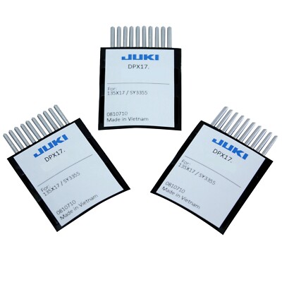 30 Juki 135X17 DPX17 Needles for DNU-1541, DU-1181N, LU-563 Sewing Machines
