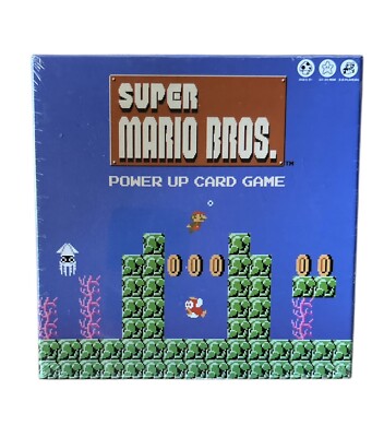Super Mario Bros Power Up Card Small Box Strategy Board Game Nintendo 2018 NIB