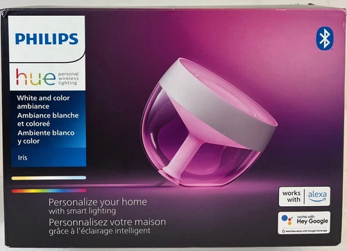 Philips Hue White and Color Ambiance Iris Smart Lamp - White (561795) -FREE S/H
