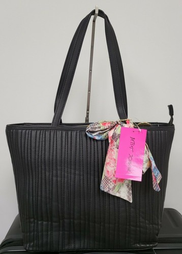 betsey johnson tote with scarf