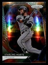 2020 Panini Prizm Starling Marte Arizona Diamondbacks #41 Cosmic Haze Parallel