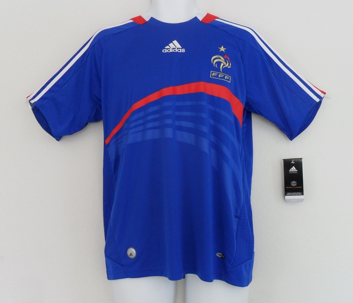 トップス 70s French adidas football shirt Vintage France 1970s FFF World Cup Jersey Shirt Football