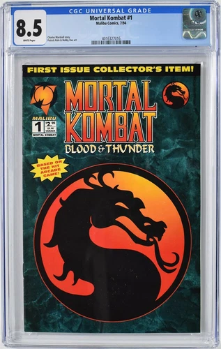 MORTAL KOMBAT 1 BLOOD & THUNDER CGC 8.5 1994