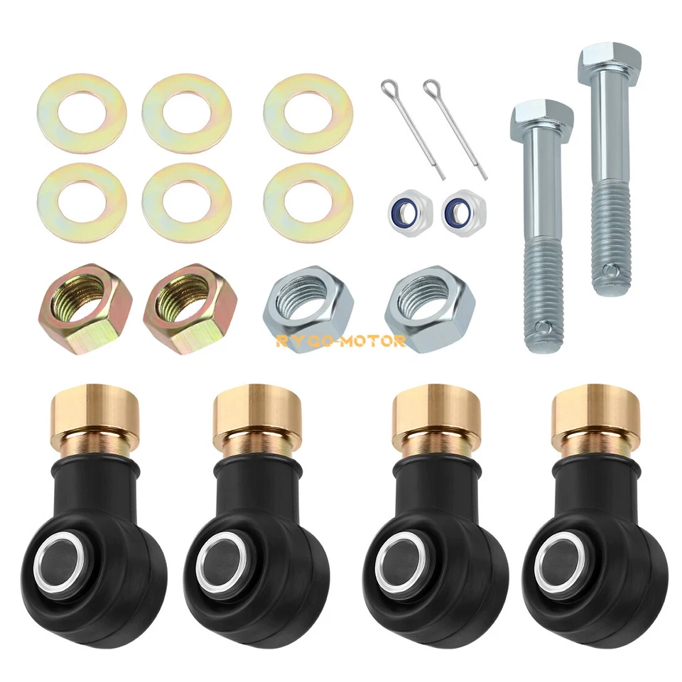 Tie Rod End Kits for Polaris Scrambler 400 500 2x4 4X4 1997 1998 1999 2000-2012 - Image 3 of 4