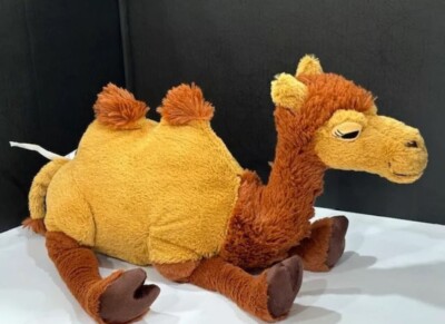 Ikea plush two hump camel Onskad brown tan 18'' stuffed animal soft toy